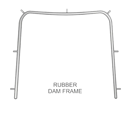 6 Inch 15cm Rubber Dam Frame