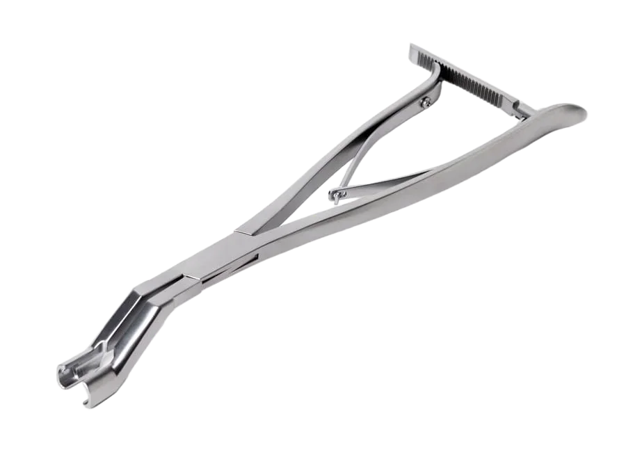Angled Bone Fixation Clamp With Speed Lock
