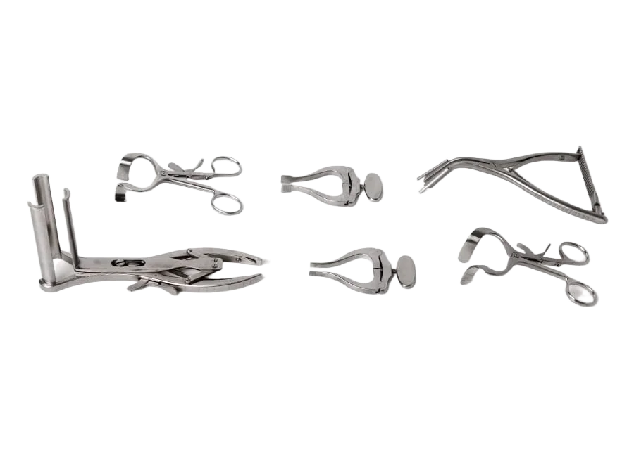 Self Retaining Speculum & Retractor Set